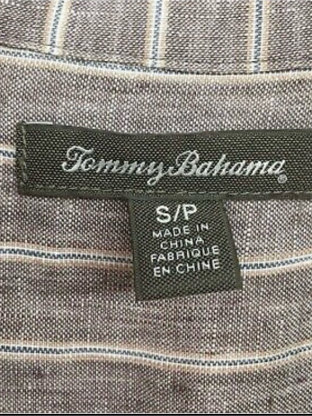 Tommy Bahama linen, striped dress. - Picture 4 of 5
